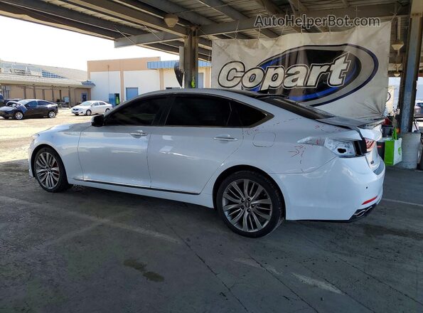 KMHGN4JF7HU204711 2017 GENESIS G80 White Tył lewy