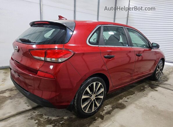 KMHH35LE0JU027249 2018 HYUNDAI ELANTRA Red Задня права чверть