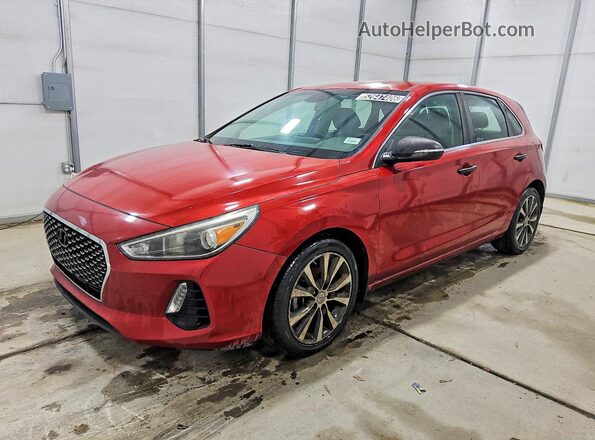 KMHH35LE0JU027249 2018 HYUNDAI ELANTRA Red Передня ліва чверть