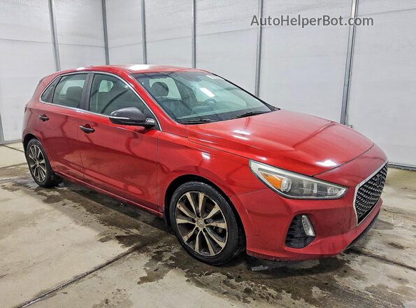 KMHH35LE0JU027249 2018 HYUNDAI ELANTRA Red Передня права чверть
