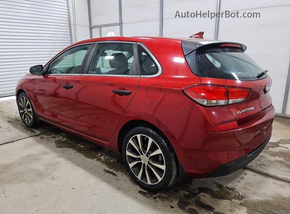KMHH35LE0JU027249 2018 HYUNDAI ELANTRA Red Задня ліва чверть