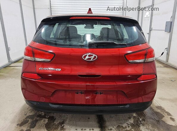 KMHH35LE0JU027249 2018 HYUNDAI ELANTRA Red Вид ззаду