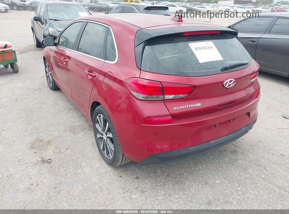 KMHH35LE2LU123662 2020 HYUNDAI ELANTRA GT Red Հետևի ձախ