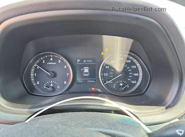 KMHH35LE3LU125002 2020 HYUNDAI ELANTRA Серый Вид щитка приборов