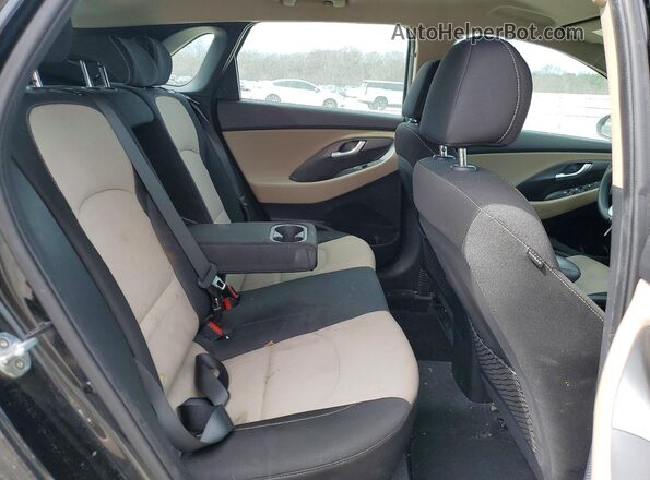 KMHH35LE7JU013753 2018 HYUNDAI ELANTRA Black Rear seats view