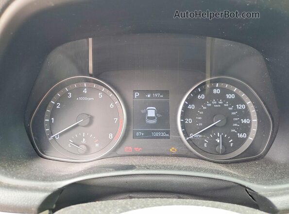 KMHH35LE7JU013753 2018 HYUNDAI ELANTRA Black Instrument cluster view
