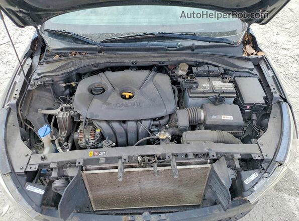 KMHH35LE7JU013753 2018 HYUNDAI ELANTRA Black Rear interior view