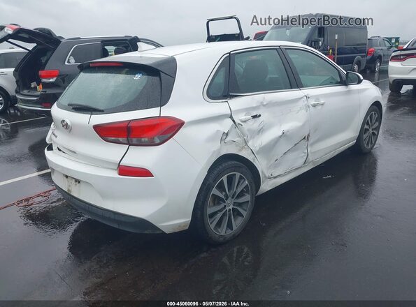 KMHH35LEXJU063630 2018 HYUNDAI ELANTRA GT Белый Задняя правая четверть