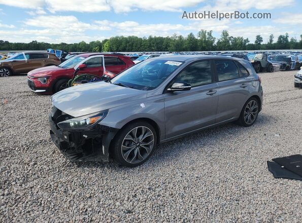 KMHH55LC0LU126696 2020 HYUNDAI ELANTRA Серебряный Передняя левая четверть