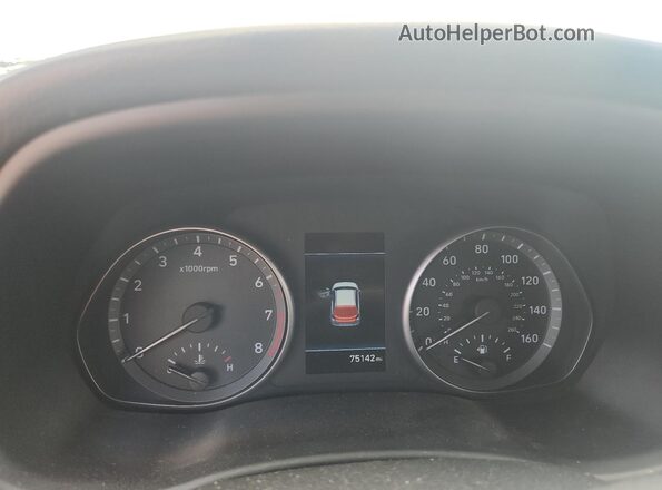 KMHH55LC0LU126696 2020 HYUNDAI ELANTRA Серебряный Вид щитка приборов