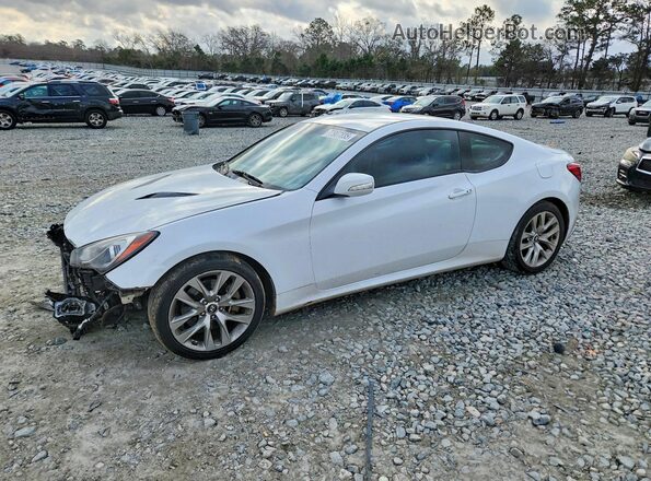 KMHHT6KJ2GU134882 2016 HYUNDAI GENESIS White Vista tres cuartos delantera izquierda