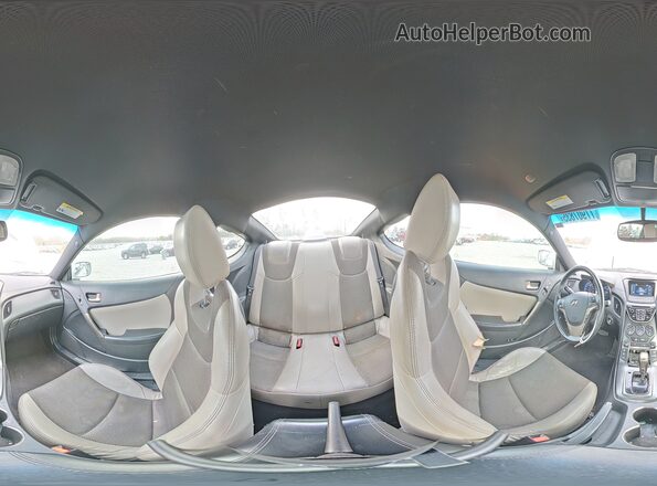 KMHHT6KJ2GU134882 2016 HYUNDAI GENESIS White Vista interior de 360 grados
