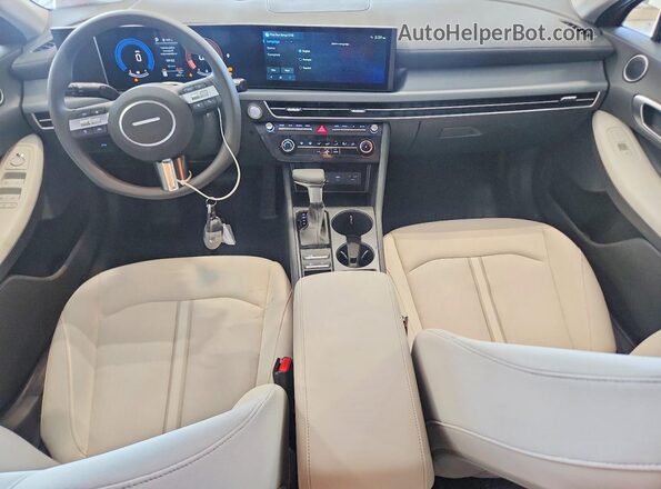 KMHL24JA0SA484170 2025 HYUNDAI SONATA Бордовый Вид панели приборов