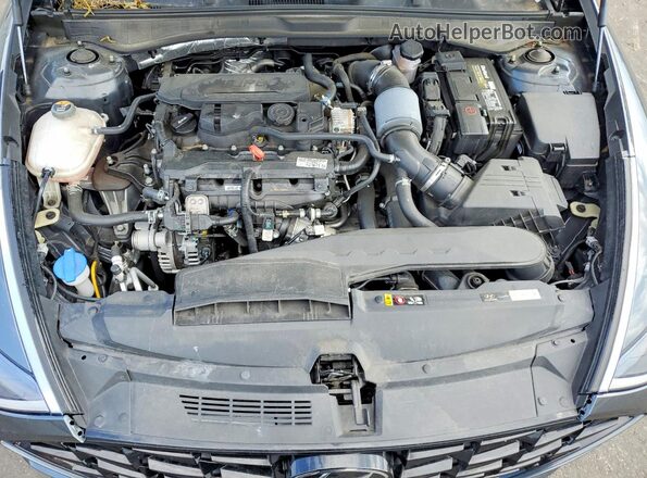 KMHL34J26PA281815 2023 HYUNDAI SONATA Угольный Вид задней части салона