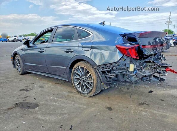 KMHL34J26PA281815 2023 HYUNDAI SONATA Угольный Задняя левая четверть
