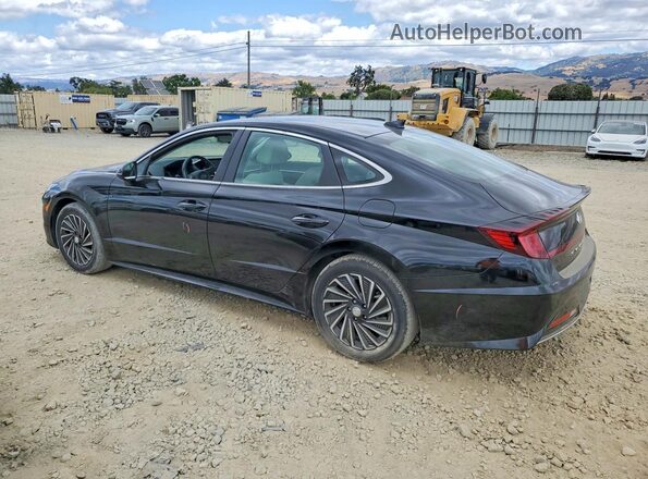 KMHL34JJXLA014002 2020 HYUNDAI SONATA Черный Задняя левая четверть