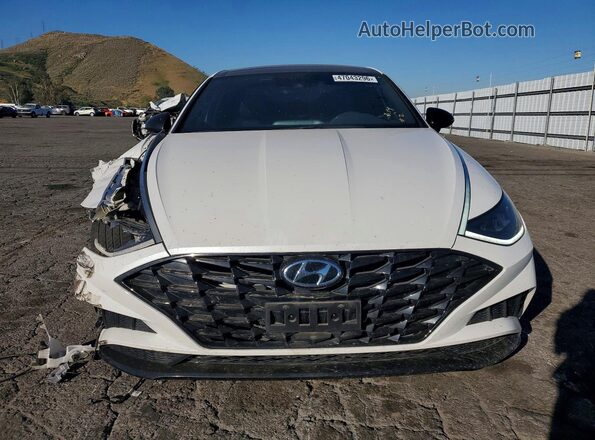 KMHL44J29NA222056 2022 HYUNDAI SONATA White Widok z przodu