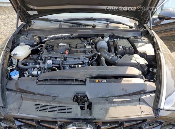 KMHL44J29PA331474 2023 HYUNDAI SONATA Черный Вид задней части салона