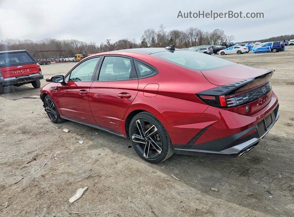 KMHL54JC2SA432175 2025 HYUNDAI SONATA Красный Задняя левая четверть