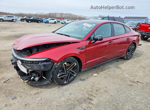 KMHL54JC2SA432175 2025 HYUNDAI SONATA Красный Передняя левая четверть