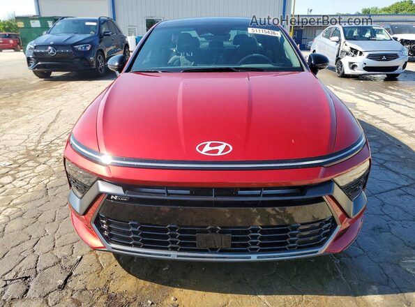 KMHL54JC3SA521074 2025 HYUNDAI SONATA Красный Вид спереди