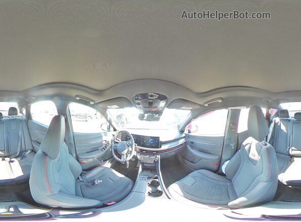 KMHL54JC3SA521074 2025 HYUNDAI SONATA Красный Панорамный вид салона 360°