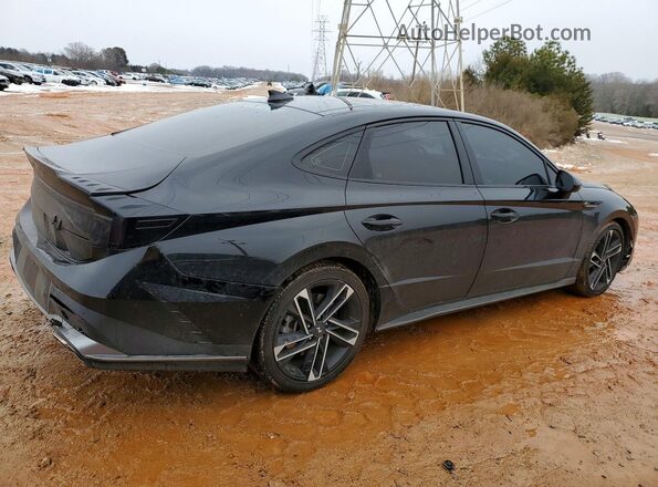 KMHL54JC6SA484182 2025 HYUNDAI SONATA Black უკანა მარჯვენა