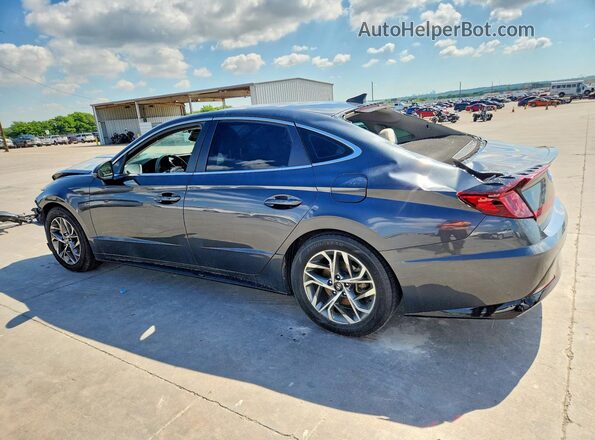 KMHL64JA3MA144745 2021 HYUNDAI SONATA Серый Задняя левая четверть