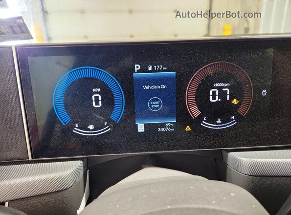 KMHL64JAXSA447566 2025 HYUNDAI SONATA Gray Vista del cuadro de instrumentos