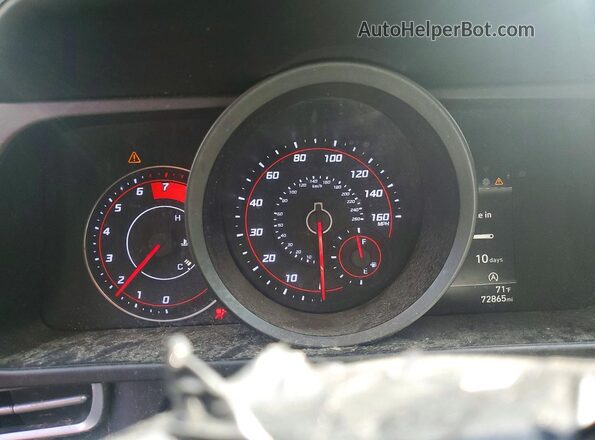 KMHLL4AG2MU173584 2021 HYUNDAI ELANTRA Черный Вид щитка приборов