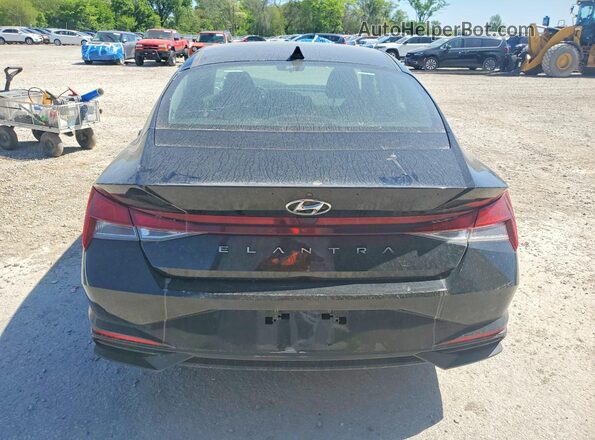 KMHLL4AG2MU173584 2021 HYUNDAI ELANTRA Черный Вид сзади