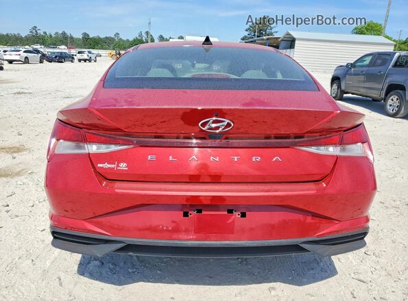 KMHLL4AG2PU388211 2023 HYUNDAI ELANTRA Red Հետևի տեսք