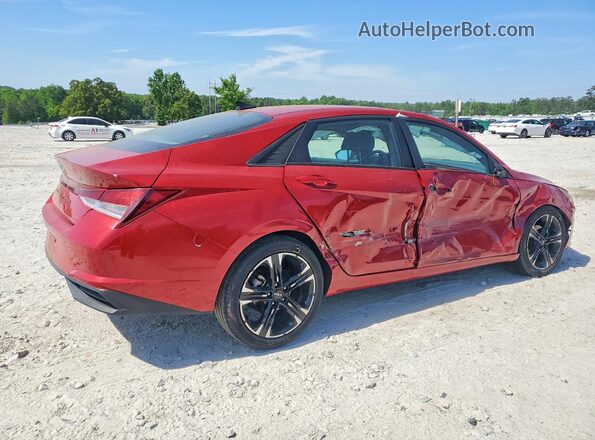 KMHLL4AG2PU388211 2023 HYUNDAI ELANTRA Red Հետևի աջ