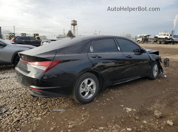 KMHLL4AGXMU161473 2021 HYUNDAI ELANTRA Black Tył prawy