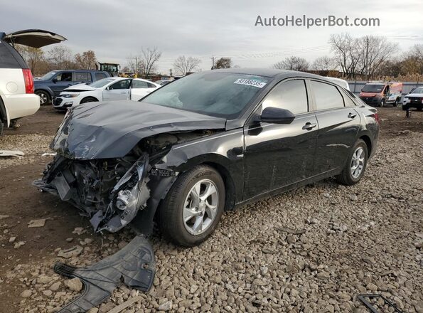 KMHLL4AGXMU161473 2021 HYUNDAI ELANTRA Black Przód lewy