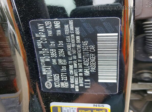 KMHLL4DG2TU116246 2026 HYUNDAI ELANTRA Black Widok komory silnika