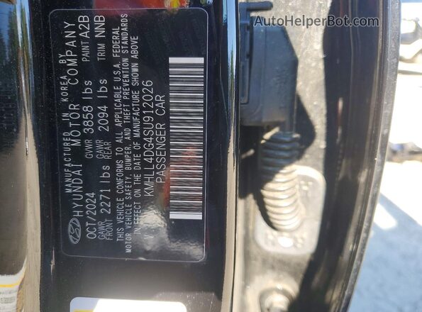 KMHLL4DG4SU912026 2025 HYUNDAI ELANTRA Черный Вид подкапотного пространства