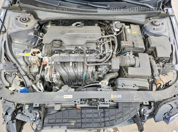 KMHLL4DG5RU744679 2024 HYUNDAI ELANTRA Gray Widok wnętrza z tyłu