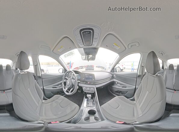 KMHLL4DG5RU744679 2024 HYUNDAI ELANTRA Gray Widok wnętrza 360 stopni