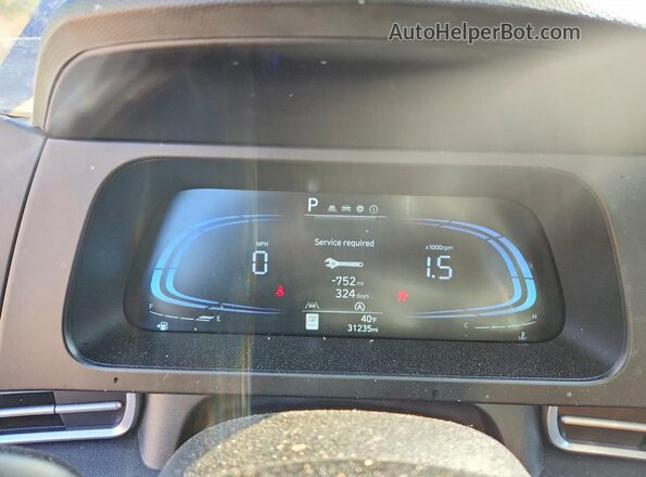 KMHLL4DG7RU825568 2024 HYUNDAI ELANTRA Синий Вид щитка приборов