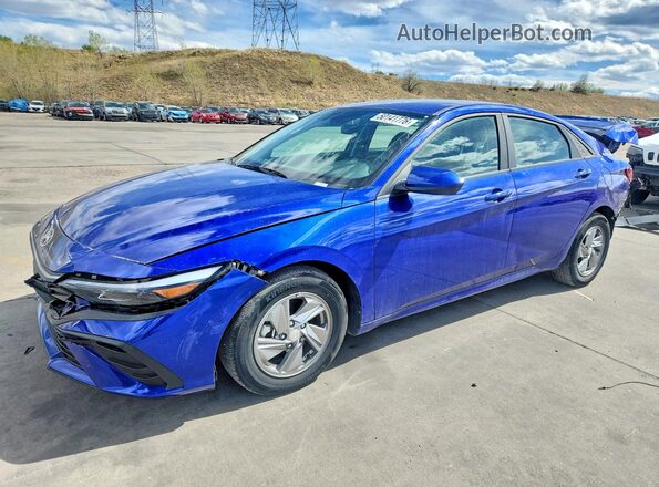 KMHLL4DG8RU685594 2024 HYUNDAI ELANTRA Синий Передняя левая четверть