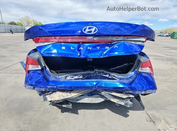 KMHLL4DG8RU685594 2024 HYUNDAI ELANTRA Синий Вид сзади