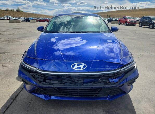 KMHLL4DG8RU685594 2024 HYUNDAI ELANTRA Синий Вид спереди
