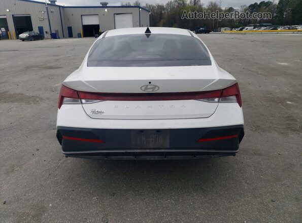 KMHLL4DG8SU946129 2025 HYUNDAI ELANTRA Белый Вид сзади