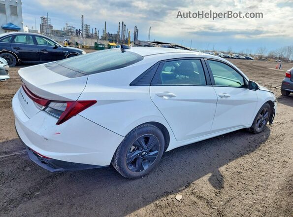 KMHLM4AG3MU166317 2021 HYUNDAI ELANTRA White Задня права чверть