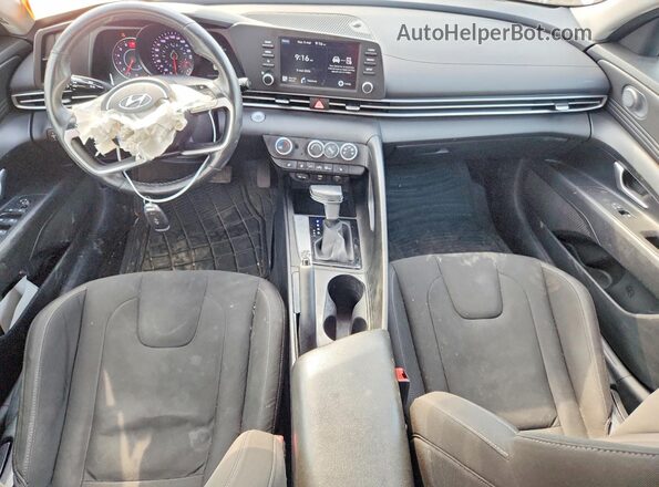 KMHLM4AG3MU166317 2021 HYUNDAI ELANTRA White Вид панелі приладів