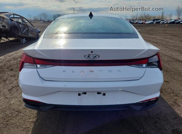 KMHLM4AG3MU166317 2021 HYUNDAI ELANTRA White Вид ззаду
