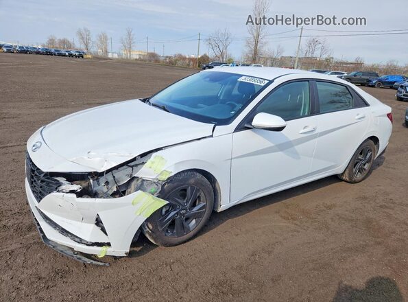 KMHLM4AG3MU166317 2021 HYUNDAI ELANTRA White Передня ліва чверть