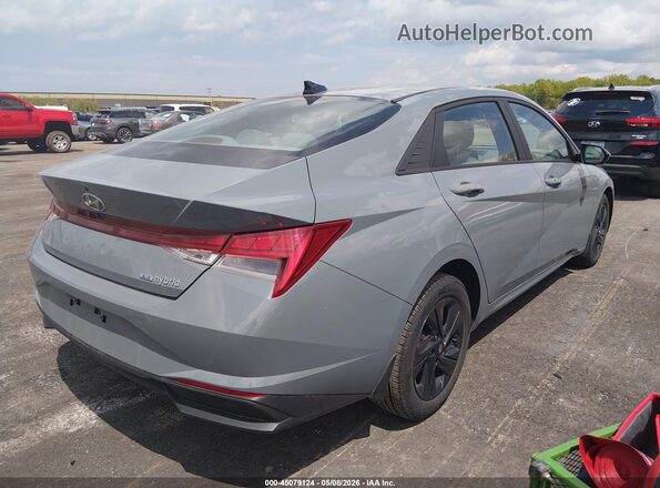 KMHLM4AJ3NU024014 2022 HYUNDAI ELANTRA HYBRID Gray Tył prawy