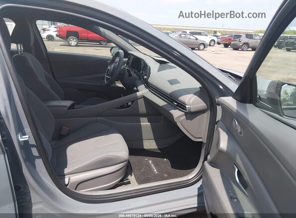 KMHLM4AJ3NU024014 2022 HYUNDAI ELANTRA HYBRID Gray Widok wnętrza z przodu